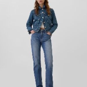 GAP Dark Blue Straight Jeans